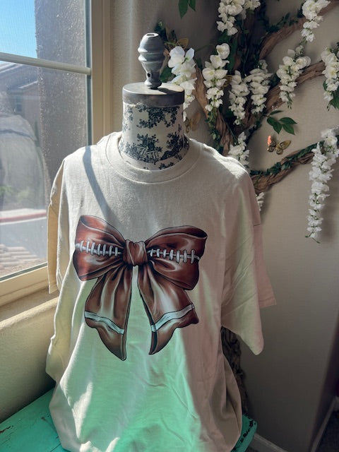 Coquette Football Bow